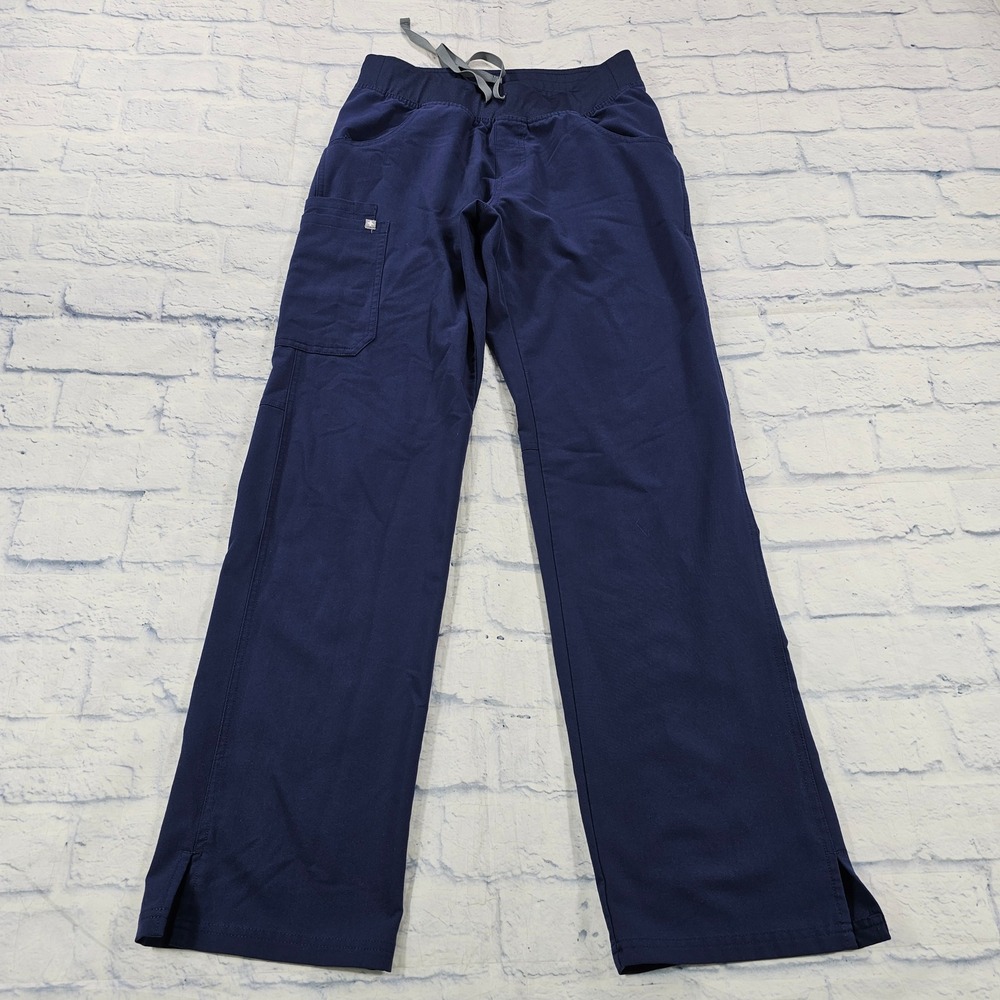 FIGS Kade Scrub Pants Women S Tall Blue T21004T Straight Medical Nursing Pockets